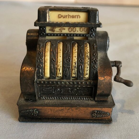 VINTAGE LOT of 2 Durham Industries Doll Cash Register, Crib, Sewing Machine #UPS - Picture 2 of 14